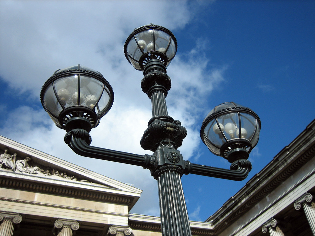 British Lamp Post Lamp post outside of the British Museum … Jon