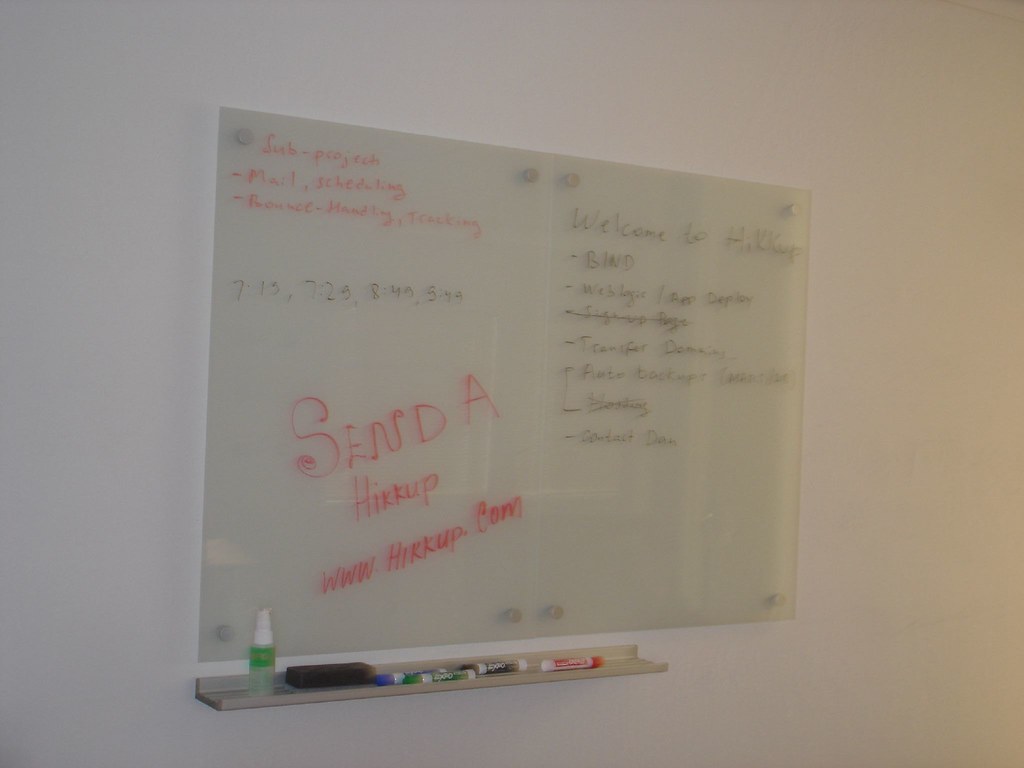 Kludd Thats a two pannel glass "Kludd" notice board from I… Flickr