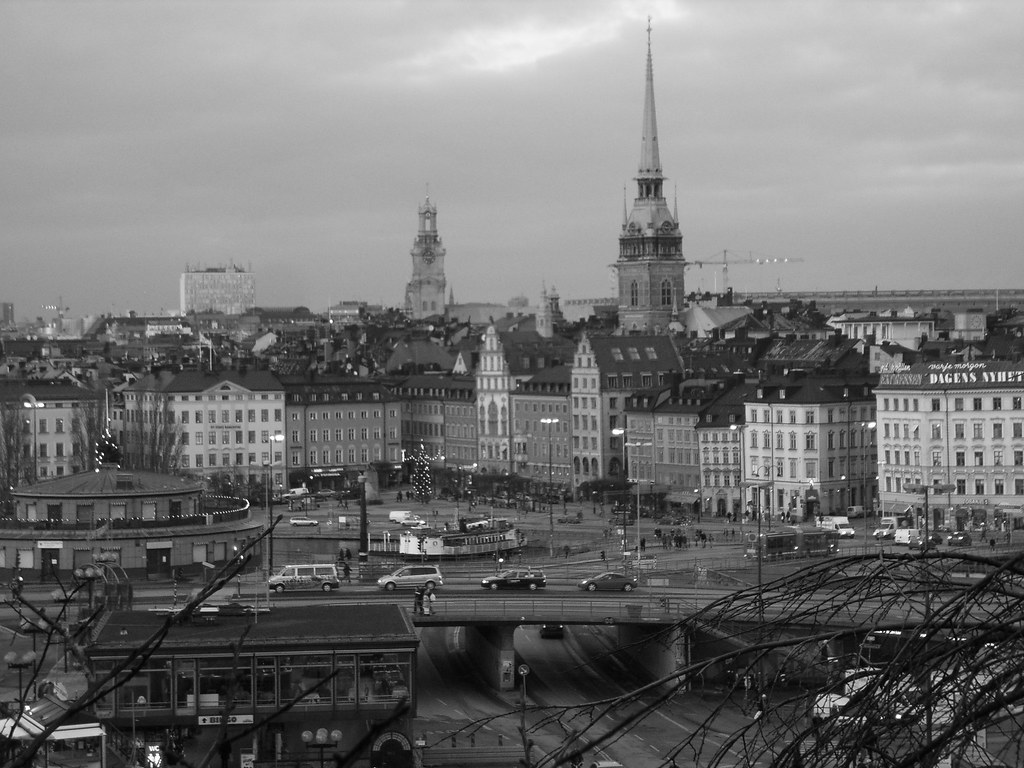 Stockholm Black and White Old City Feel like you're in t… Flickr