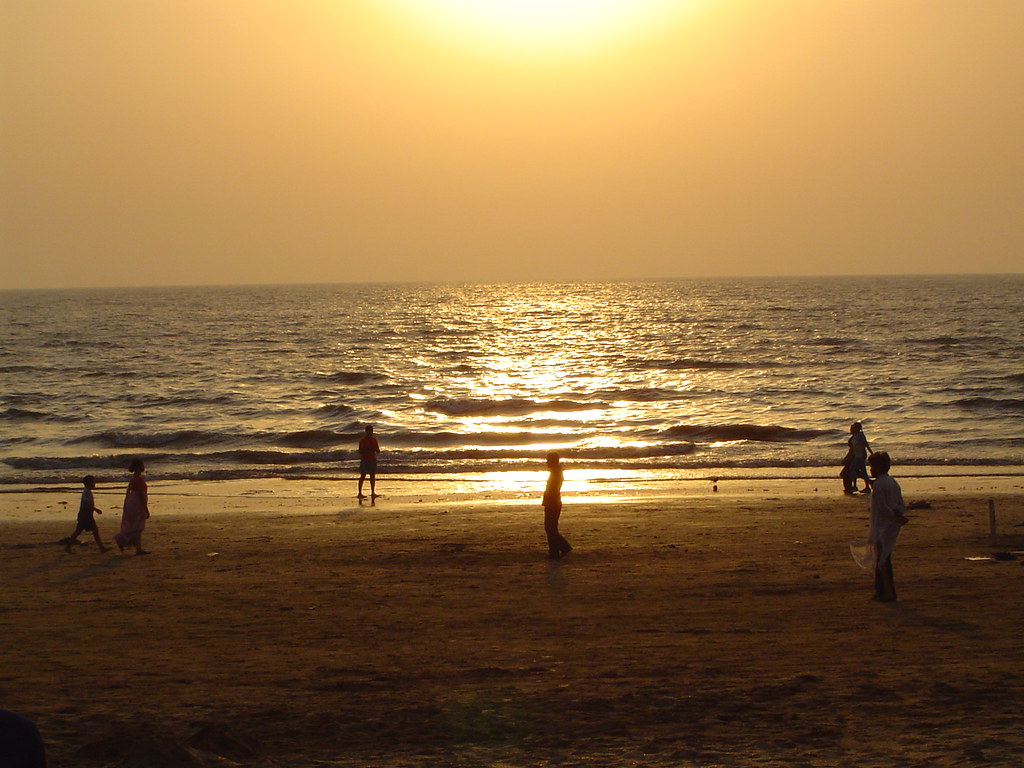 Juhu Beach Sunset taken during my trips from Delhi to Mumb