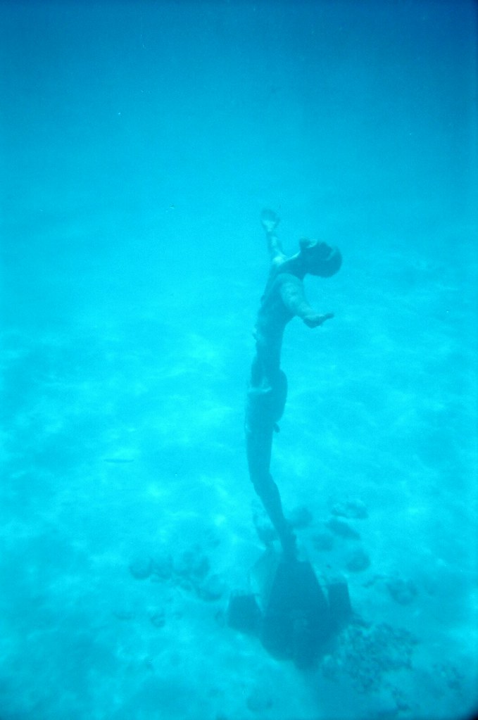 CHANKANAAB JESUS CHRIST STATUE I was snorkling at Cozumel,… Flickr