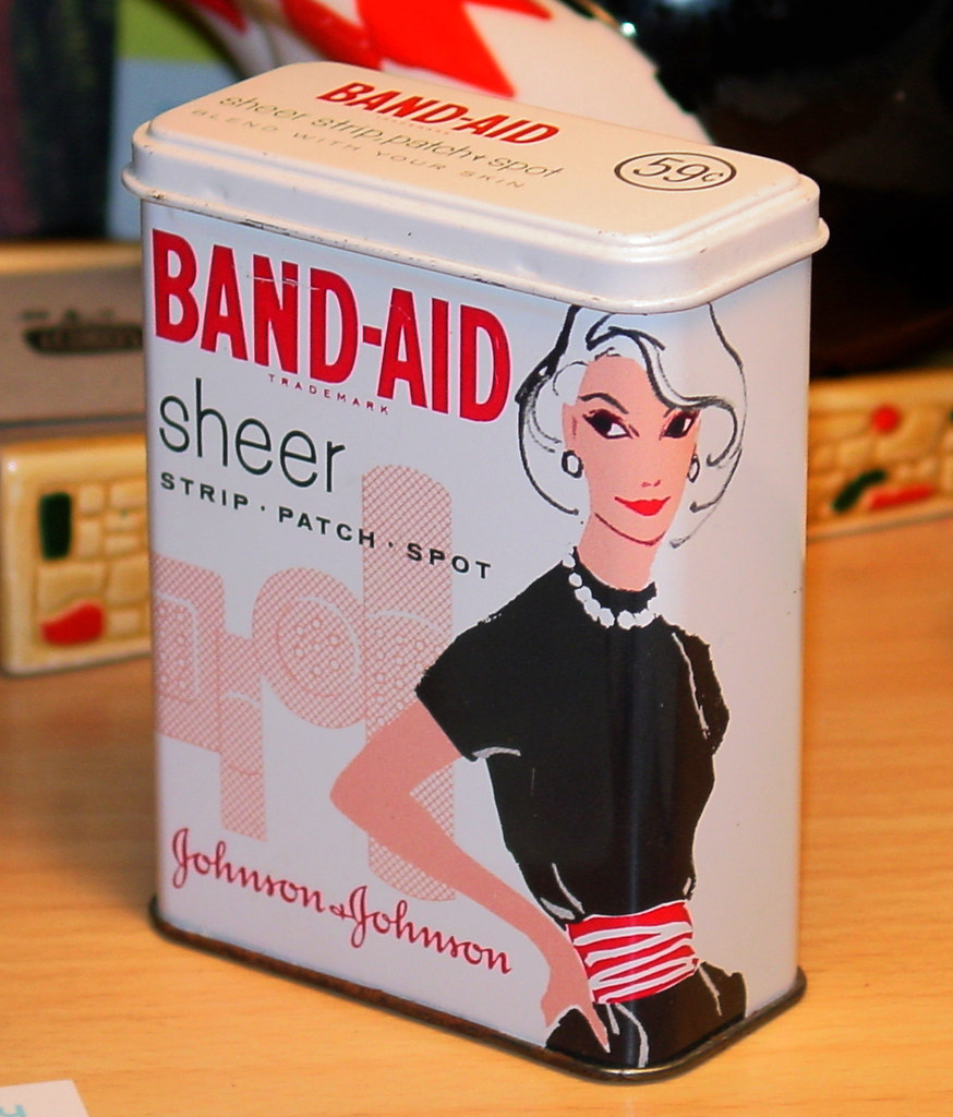 BandAid tin front What has got to be the coolest BandAid… Flickr