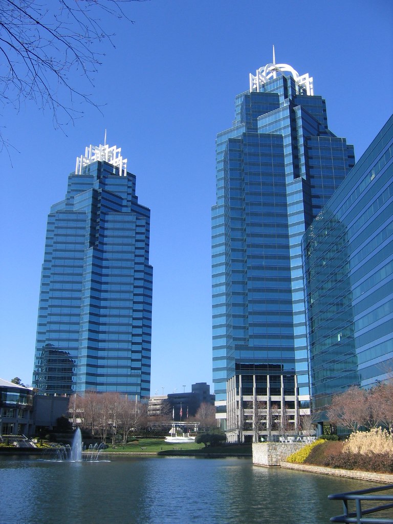 King and Queen buildings in Atlanta 98EXL Flickr