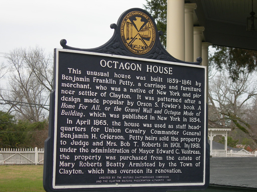 Octagon House Historic Marker Clayton, Alabama Jimmy Emerson, DVM