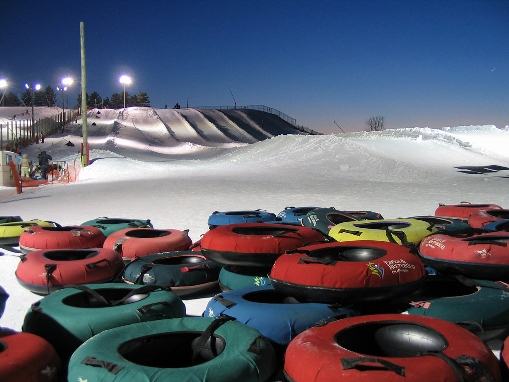 Tubing at Chinguacousy Park We had great fun tonight tubin… Flickr