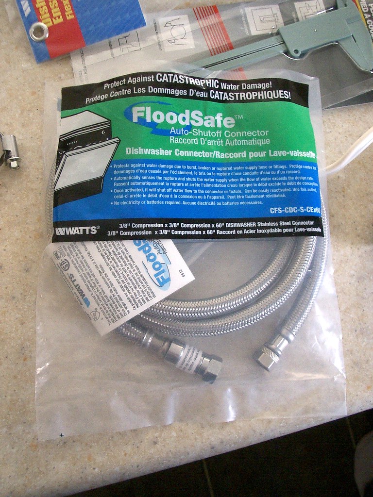 "FloodSafe" dishwasher water supply hose Since the hoses f… Flickr