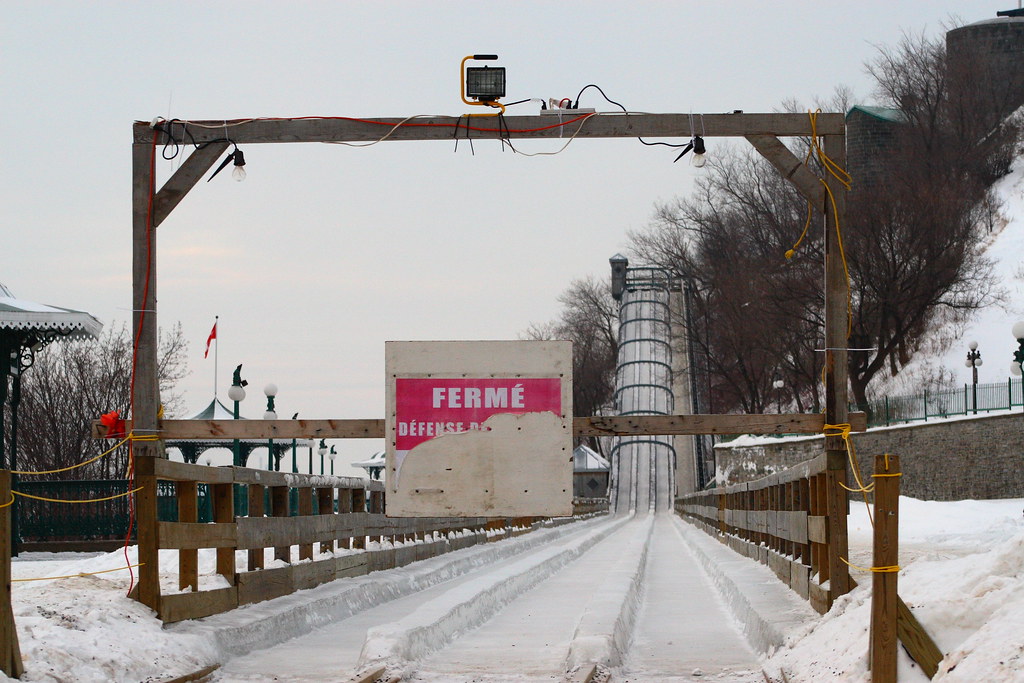 Glissades De La Terrasse Dufferin Fermees Daniel Paquet Flickr