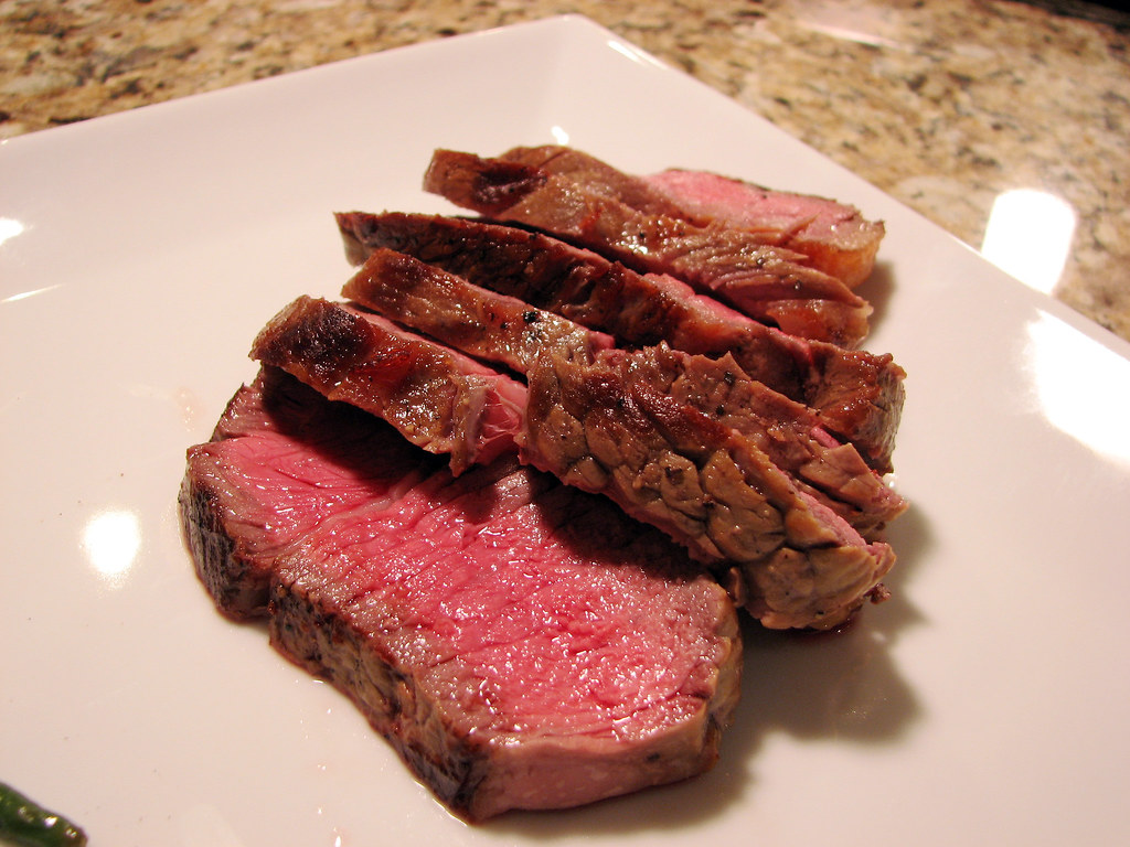 New York Strip steak Deliciously juicy. The steak was gian… Flickr