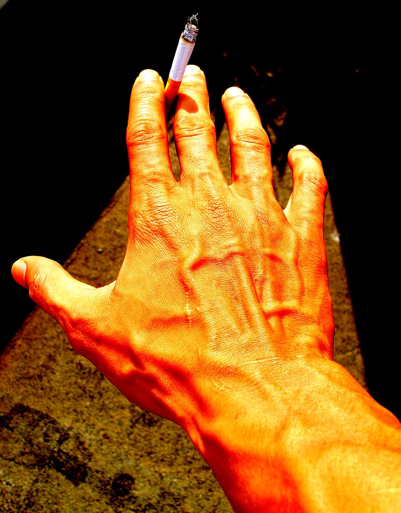 Smoking Burning fingers......... Burning Lungs Dinesh Bond Flickr