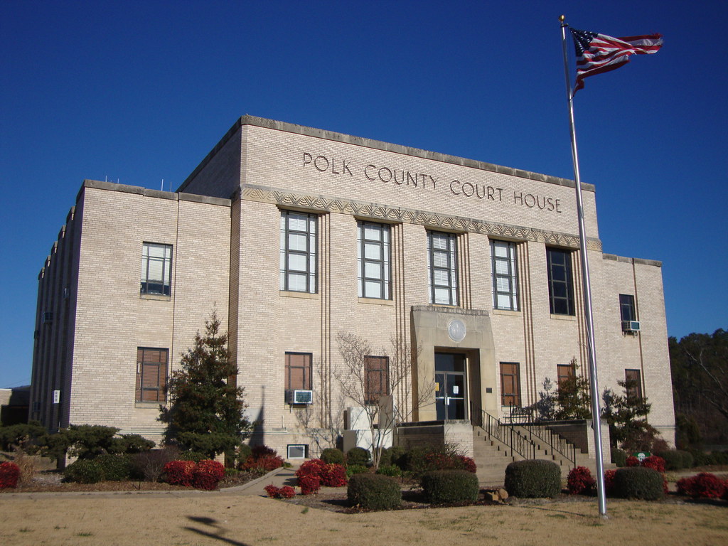 Polk County Courthouse (Mena, Arkansas) This courthouse wa… Flickr