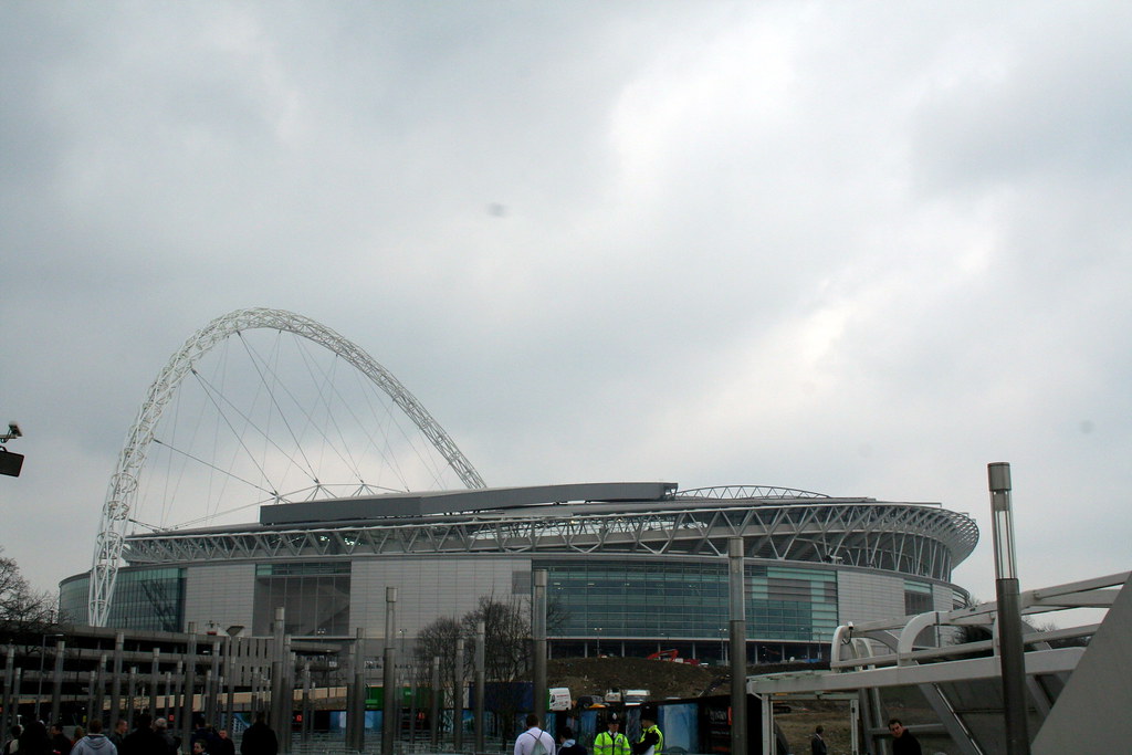 Wembley Stadium from Royal Route The view of Wembley Stadi… Flickr