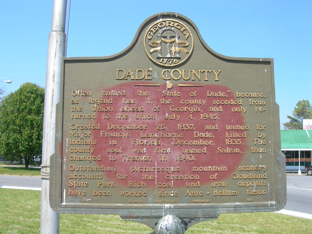 Dade County Historic Marker Trenton, Jimmy Emerson, DVM