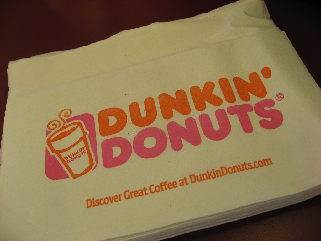 dunkin' donuts napkins i brought this stack home with me s… Flickr