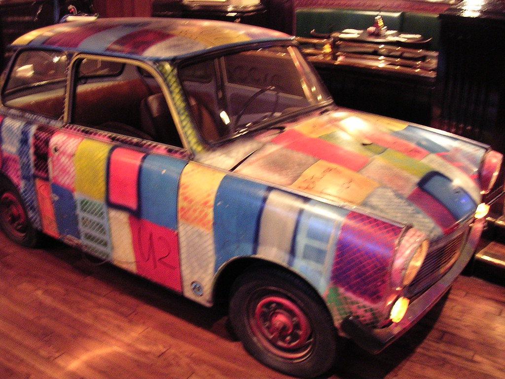 Hard Rock Cafe Berlin Trabant car used in U2's Achtung B… Flickr
