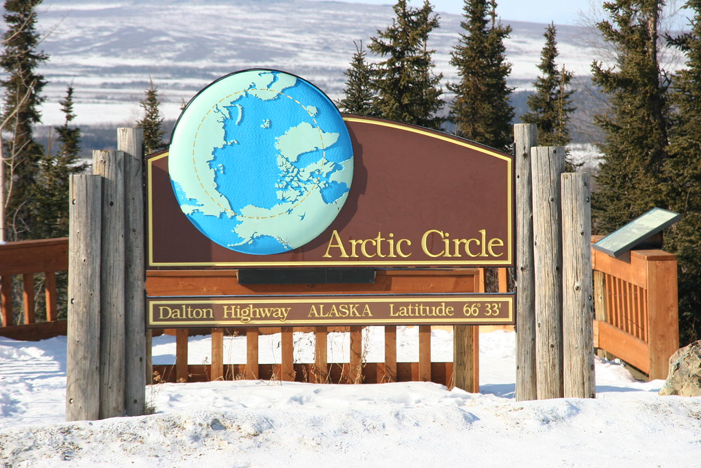 Arctic Circle Sign, Dalton Highway, Alaska, 2007 On the Da… Flickr