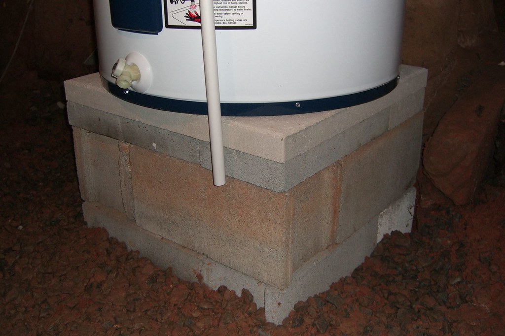 Water Heater on Base The new water heater is 26" in diamet… Flickr