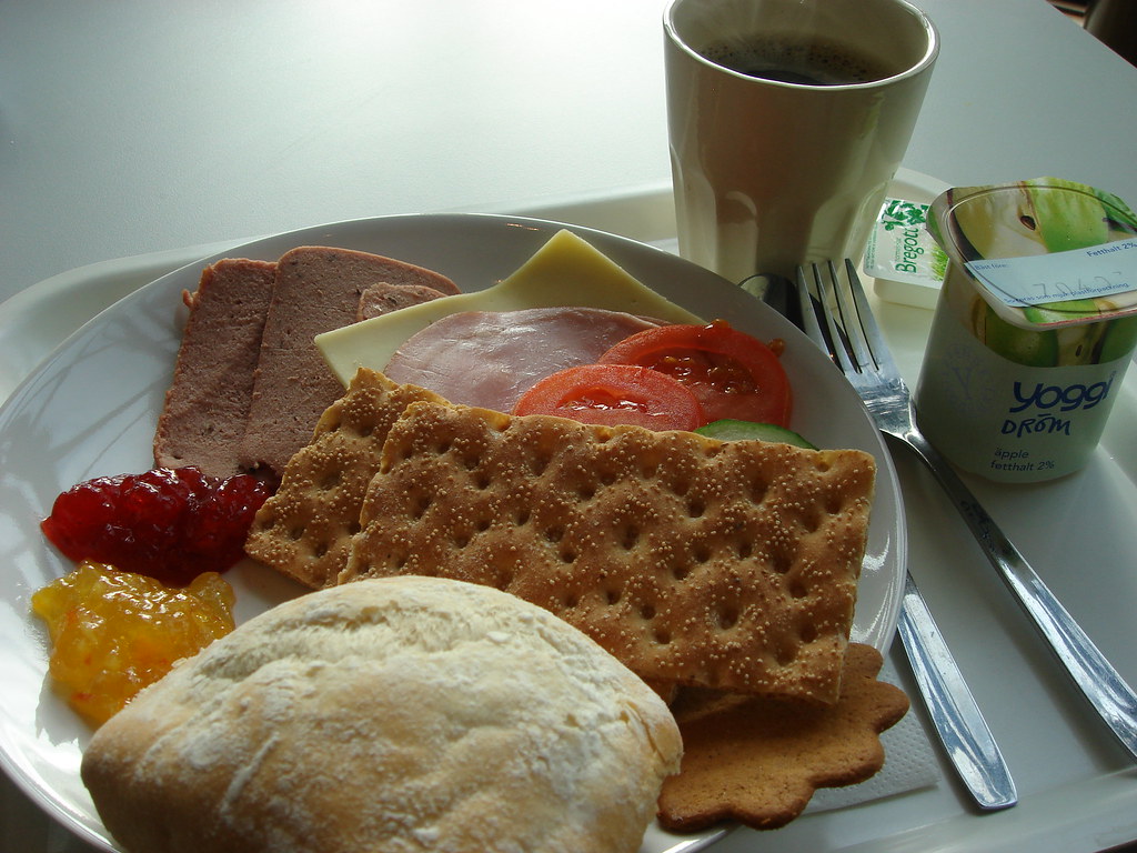 Swedish Breakfast Buffet A traditional Swedish breakfast s… Flickr