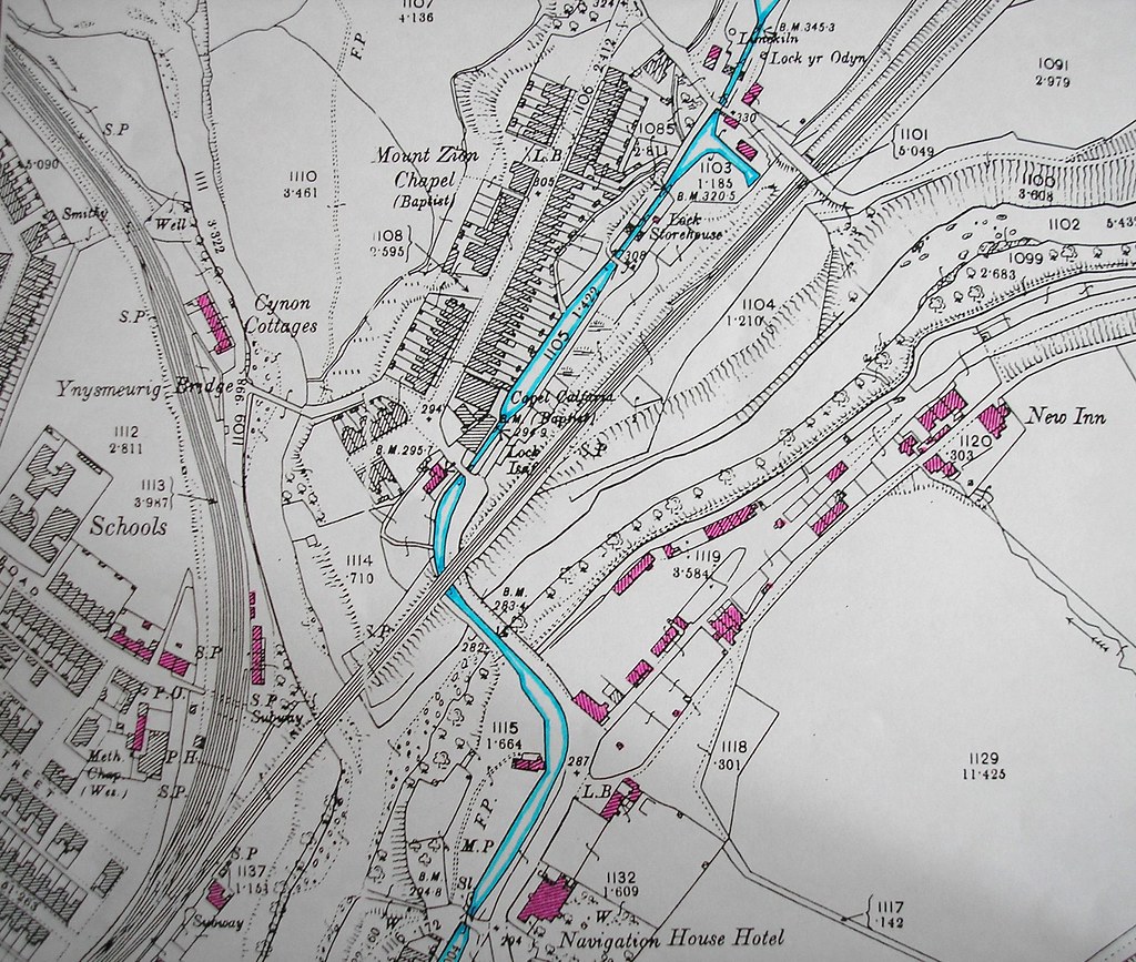 Canal (Abercynon) 1898 Ordnance Survey ma… Flickr