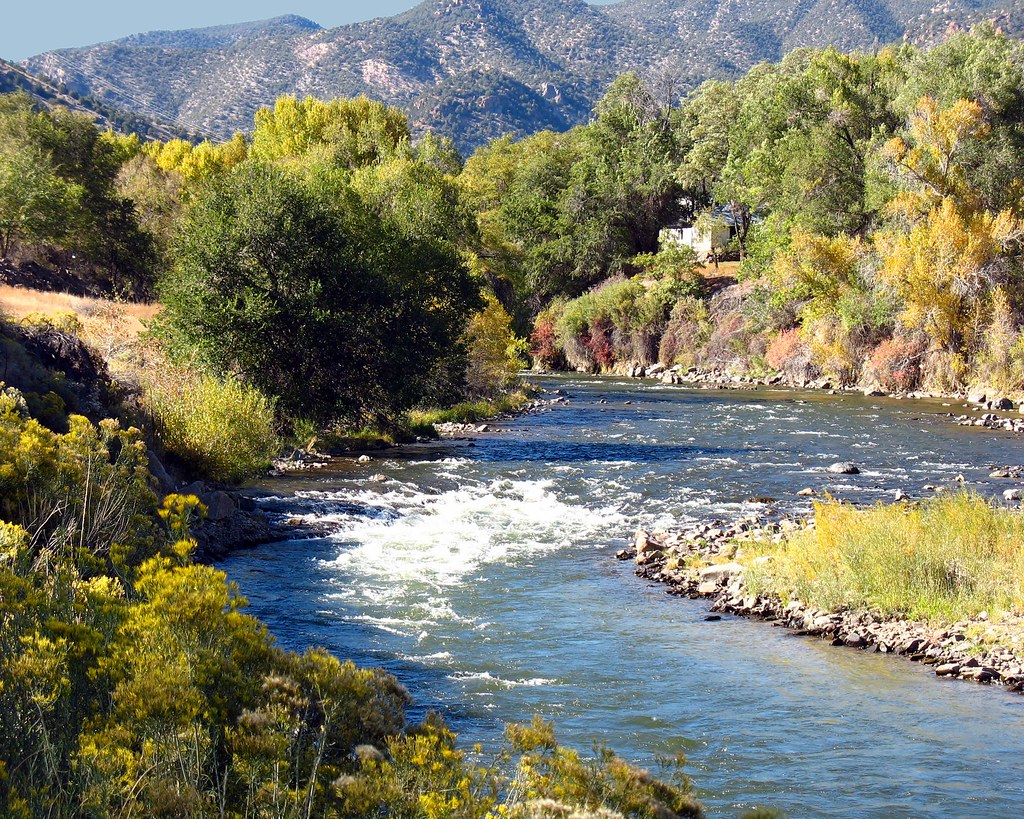 Arkansas River along Hiway 50 in Colorado, USA This is pro… Flickr