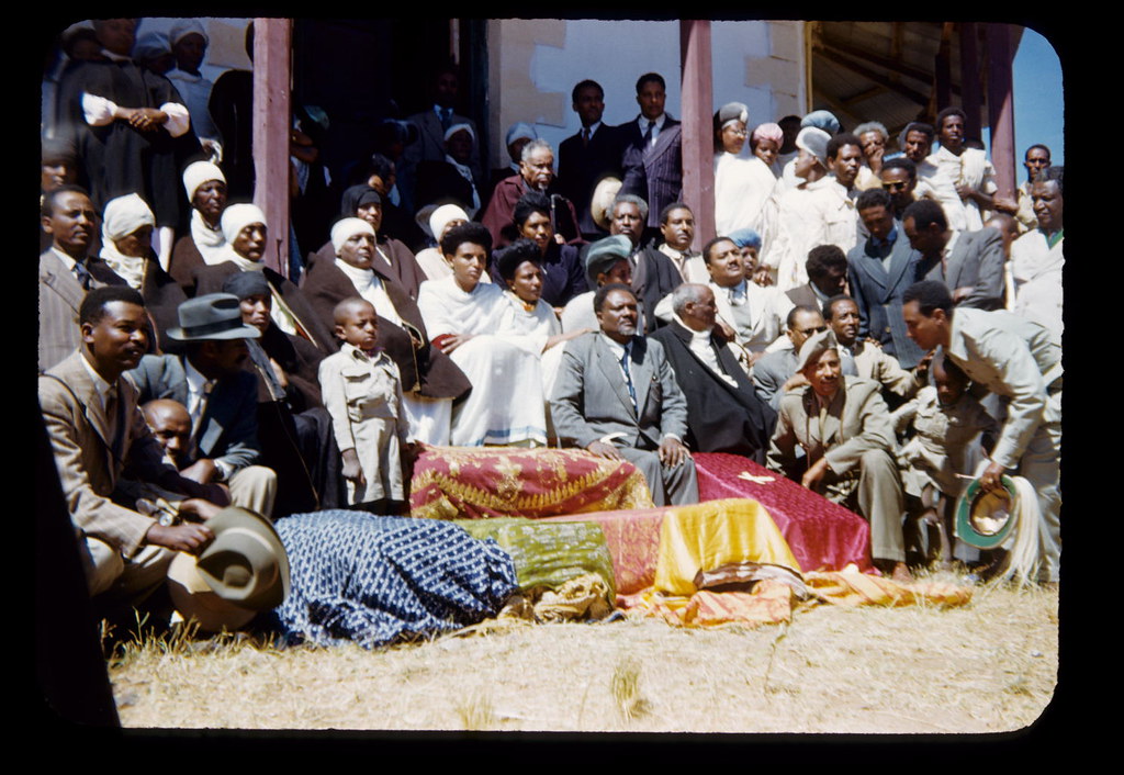 Ethiopian funeral Ethiopian funeral around 1949. Very dign… Tom Lehman Flickr
