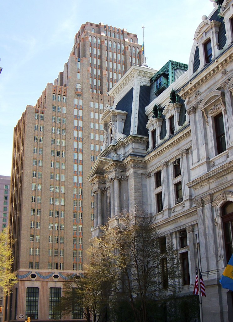 Philadelphia, PA Market Street National Bank and City Hall… Flickr