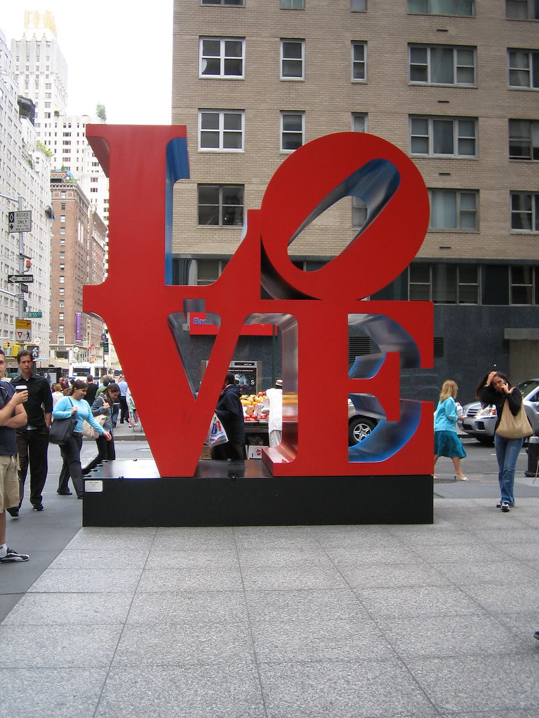 LOVE Sculpture Fifth Avenue Robert Indiana's most photogra… Flickr