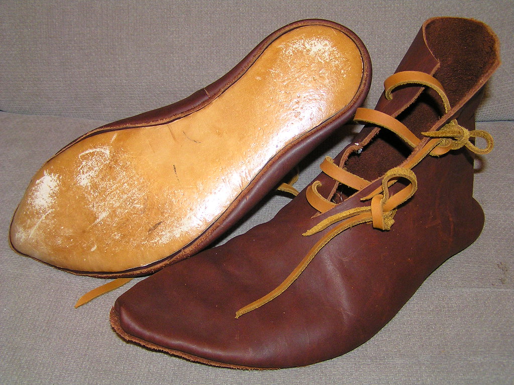 Medieval Turn Shoes Here is a pair of medieval turn shoes … Flickr
