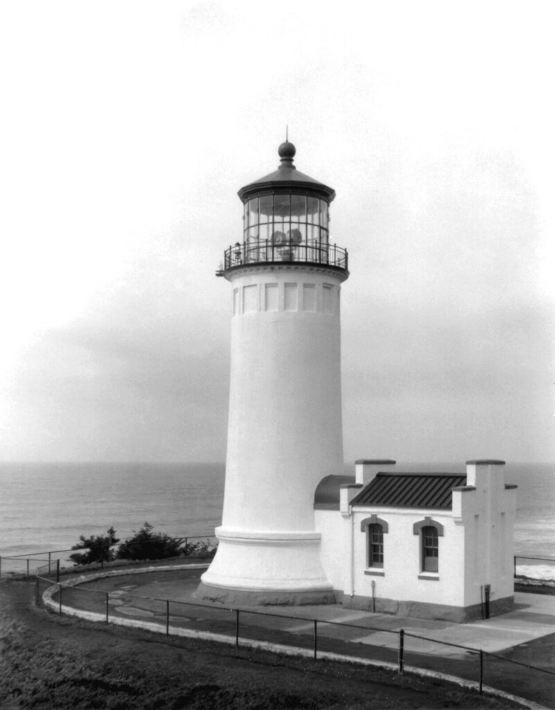 North Head Lighthouse Near Long Beach, Washington, 1993. T… Flickr
