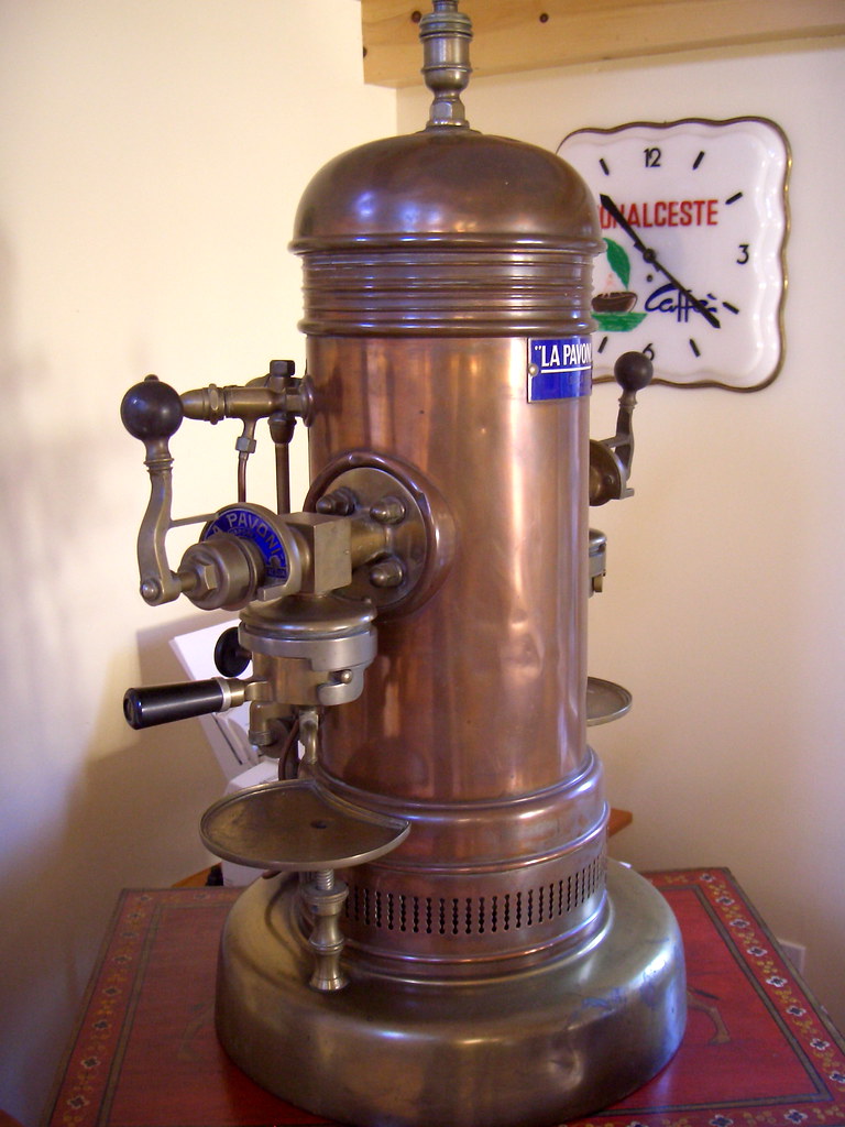 antique espresso machine From the collection of Willem Boo… Flickr