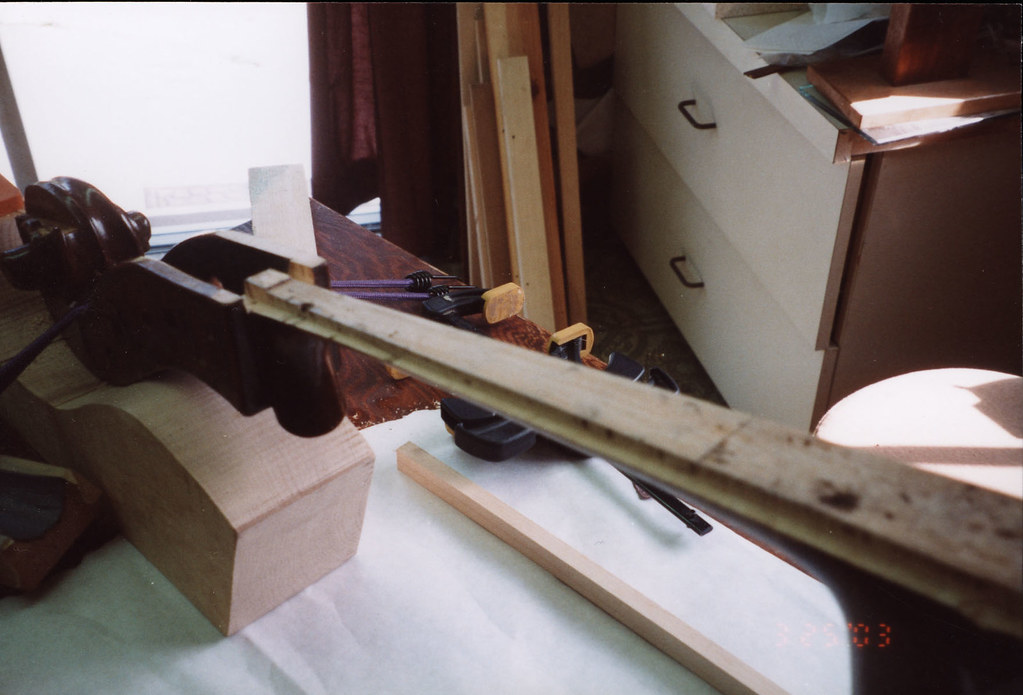 double bass neck repair by alex friedman This is how the n… Flickr