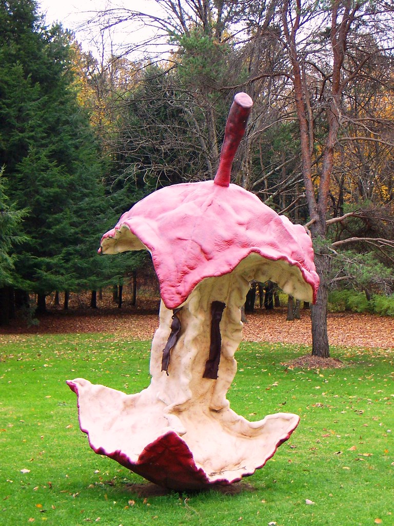 Kentuck Knob, PA Apple Core by Claes Oldenburg 1990 Flickr