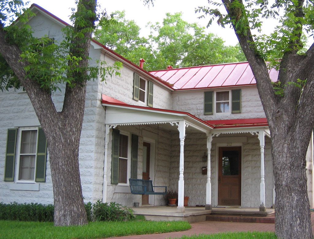 House with a Red Tin Roof Fredericksburg, Texas 6/05 Flickr