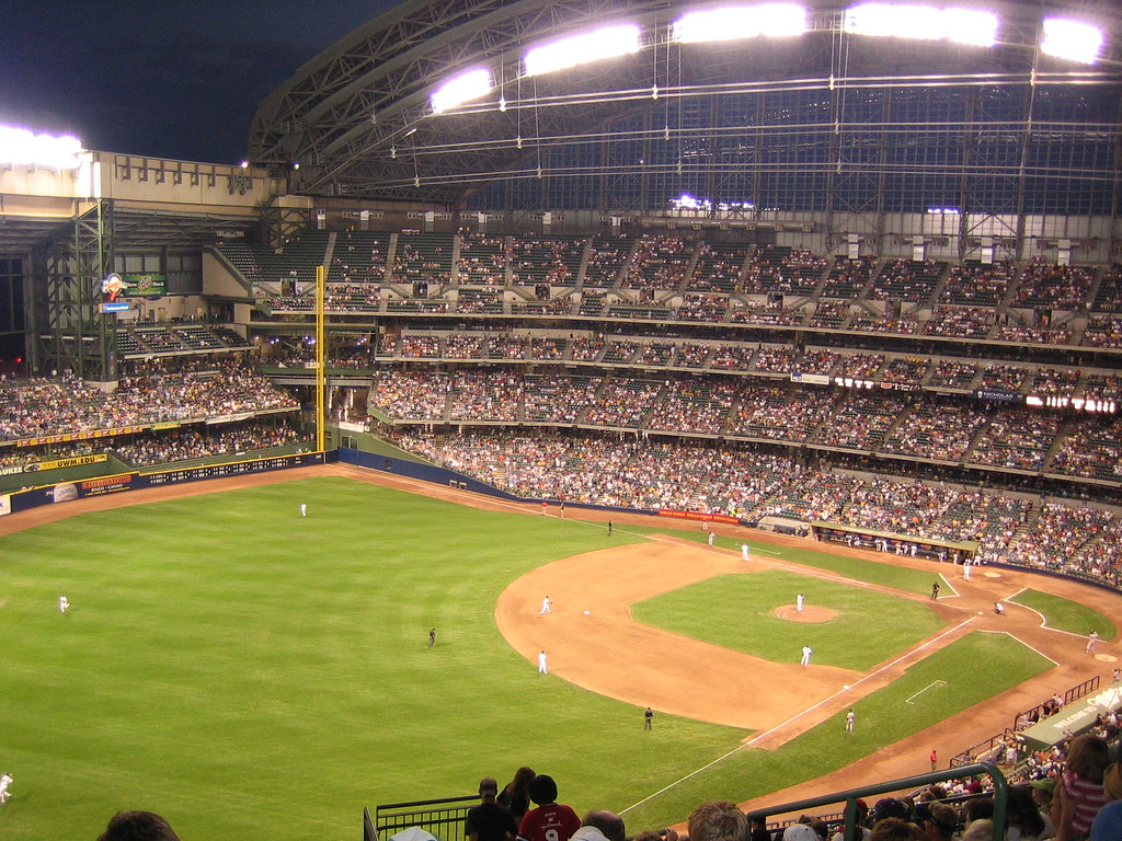 Miller Park at Night A shot of Miller Park at night from t… Flickr