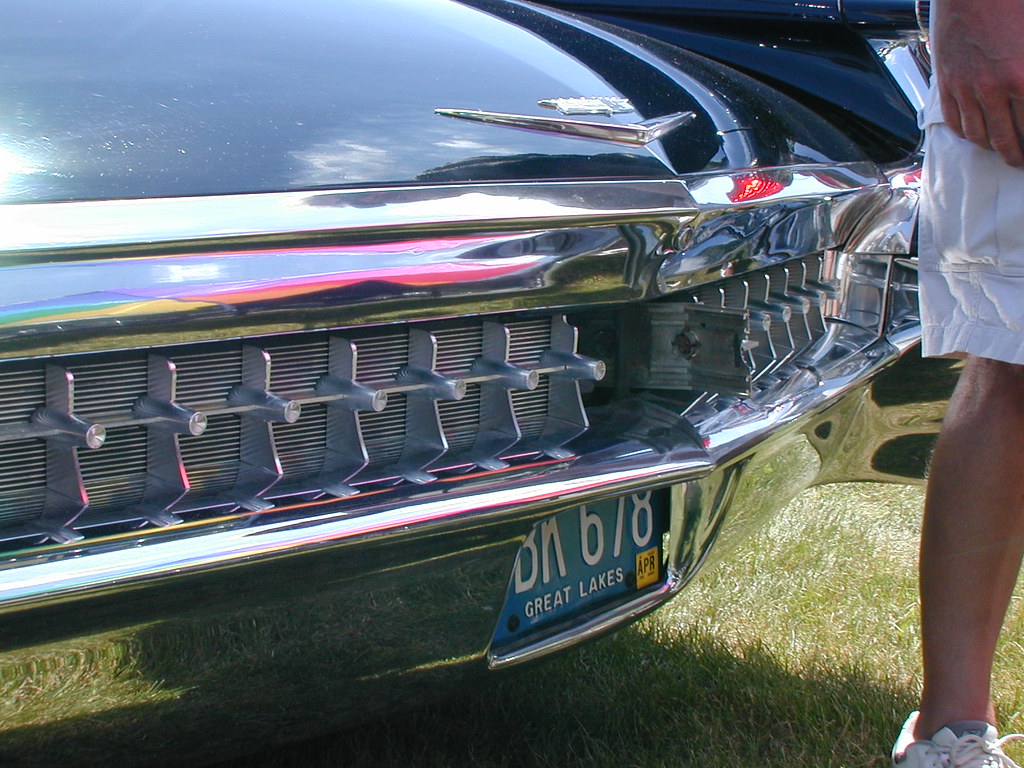 1959 Cadillac gas filler (in center) Taken at the Gilmore … Flickr