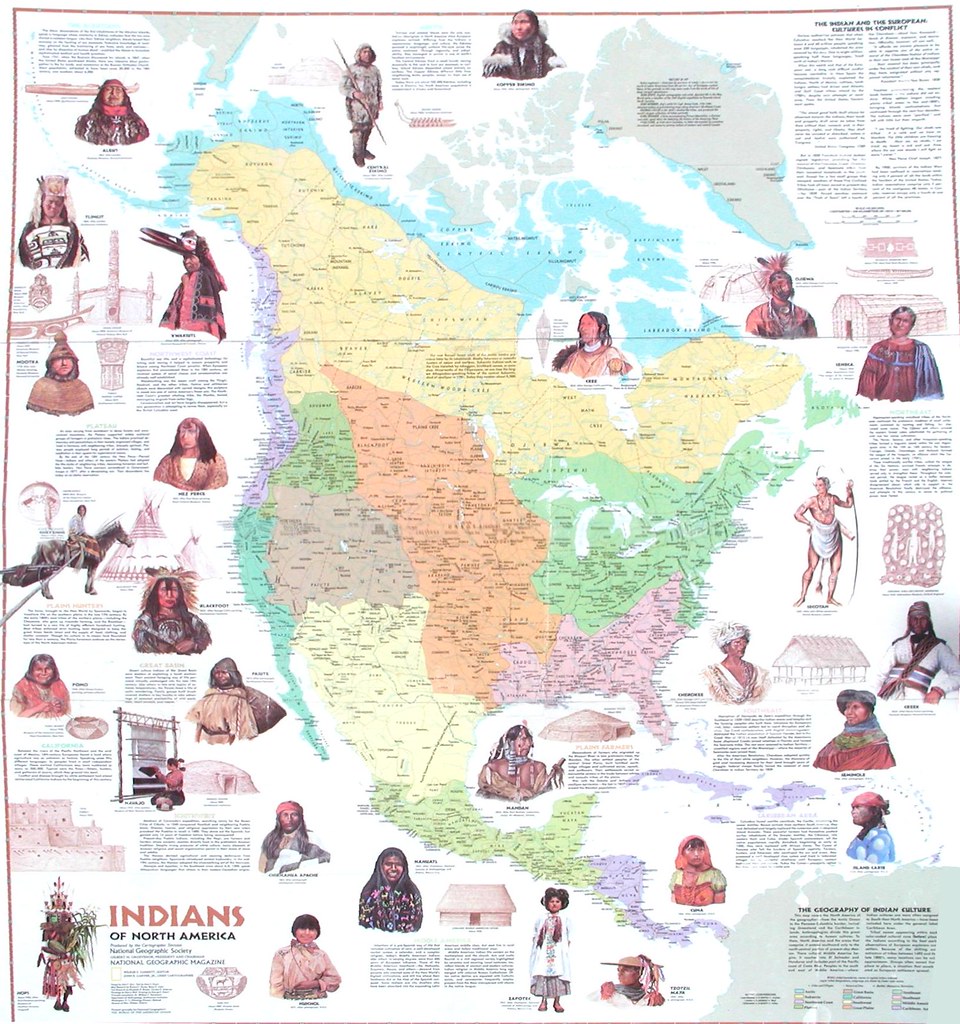 Tribes Of Indian Nation Map