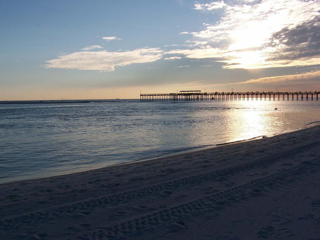 Dauphin Island Pier Fishing Pier at Dauphin Island Melody Migas