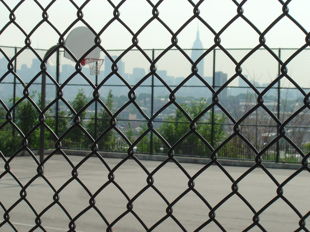Basketball Court in Jersey City with Views of Manhattan Flickr