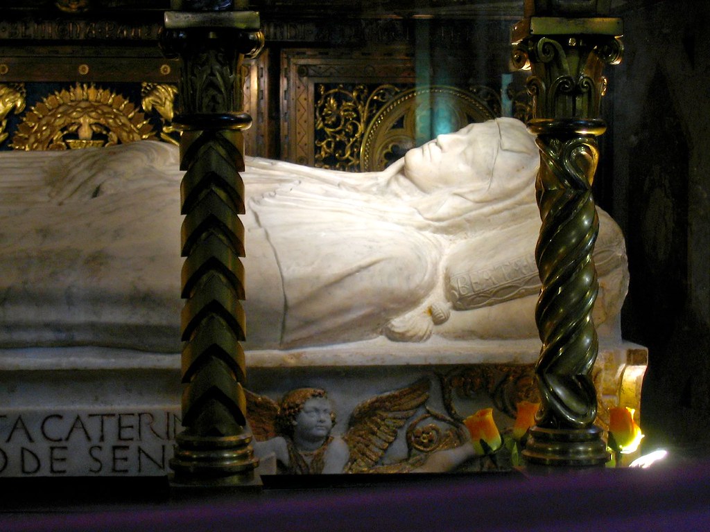 tomb of st catherine of siena This fifteenthcentury tomb … Flickr