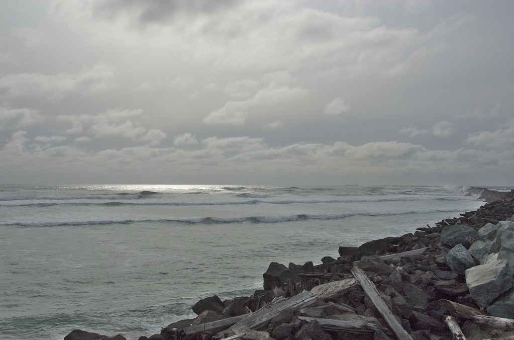 South Jetty, Columbia River Looking westward to the Pacifi… Flickr