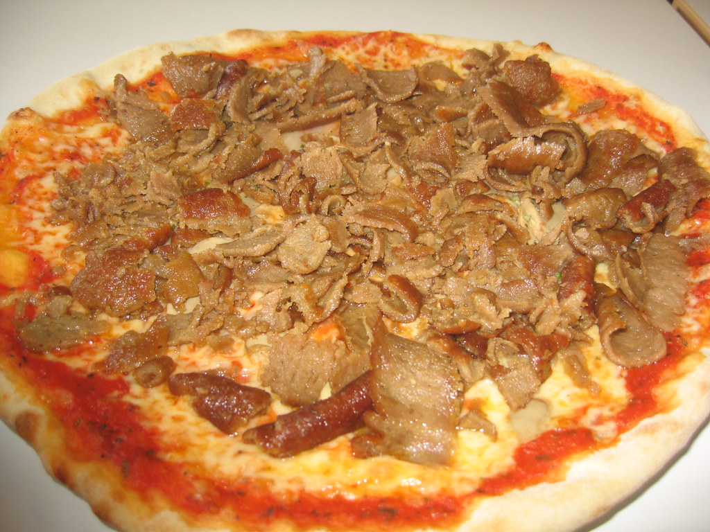 Kebab Pizza This pizza was quite filling and delicious bu… Flickr