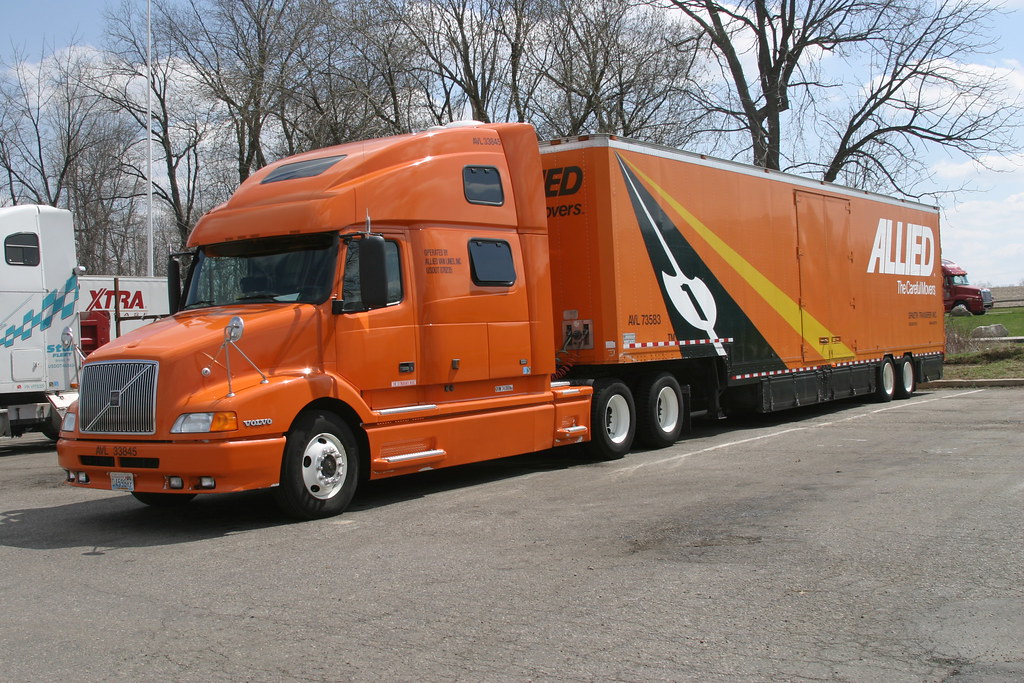 Allied trucking Colorful Allied Volvo truck Rick Flickr
