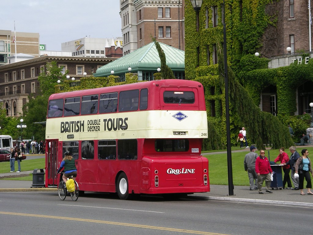 Double Decker Bus, Victoria, B.C. **Mary** Flickr