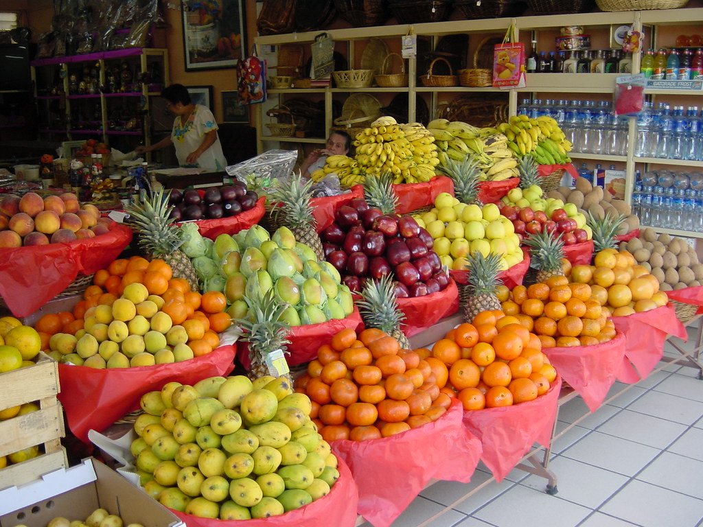 Mexican Fruit Stand Colema Taken with a Cybershot DSC P1… Flickr