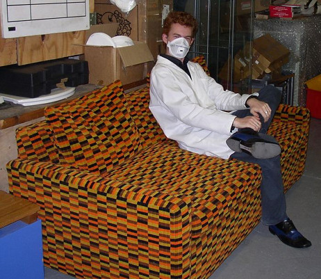 Anthony On District Line Moquette Sofa Acton Museum Depo Flickr