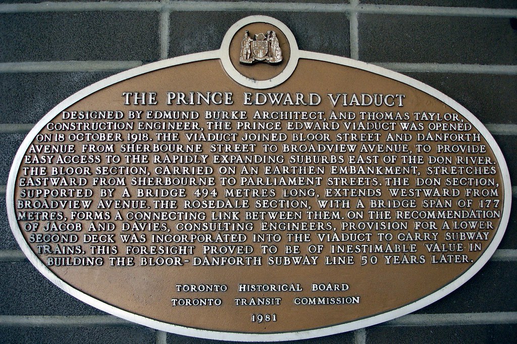 Prince Edward Viaduct, Toronto This extraordinary bridge, … Flickr