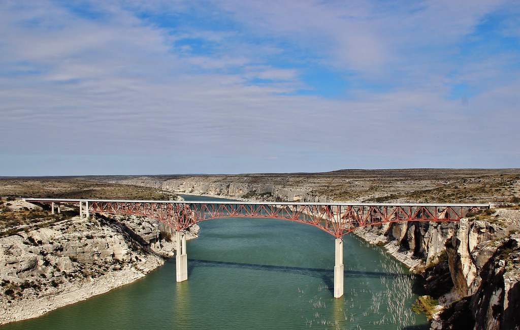 Hwy 90 bridge over the Pecos River near Langtry Texas Flickr