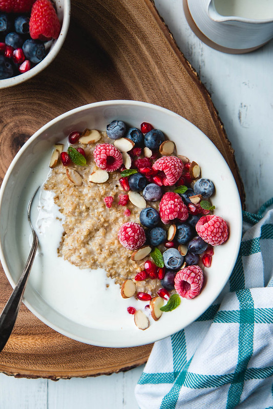 Steel Cut Oats With Kefir And Berries Will Cook For Friends