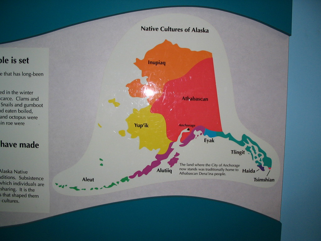 Alaska Native Tribe Map I used to have a poster like this.… Flickr