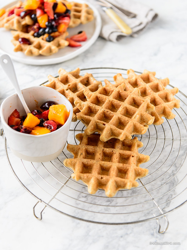 Crispy Oat Waffles 84th&3rd