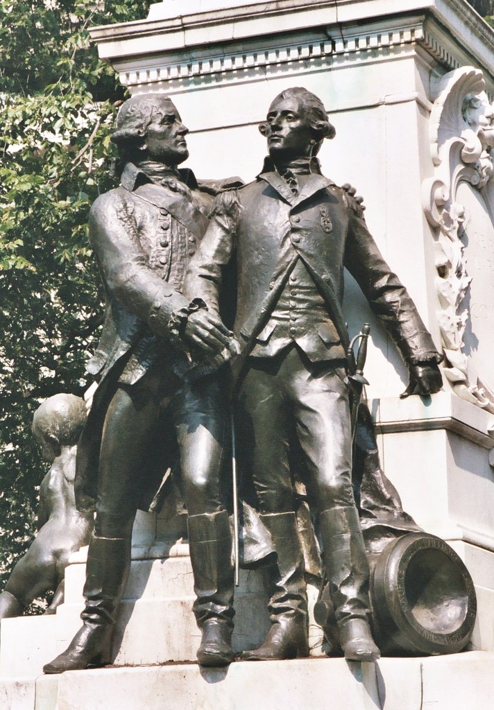 Alexander Hamilton and John Laurens in Lafayette Park Flickr